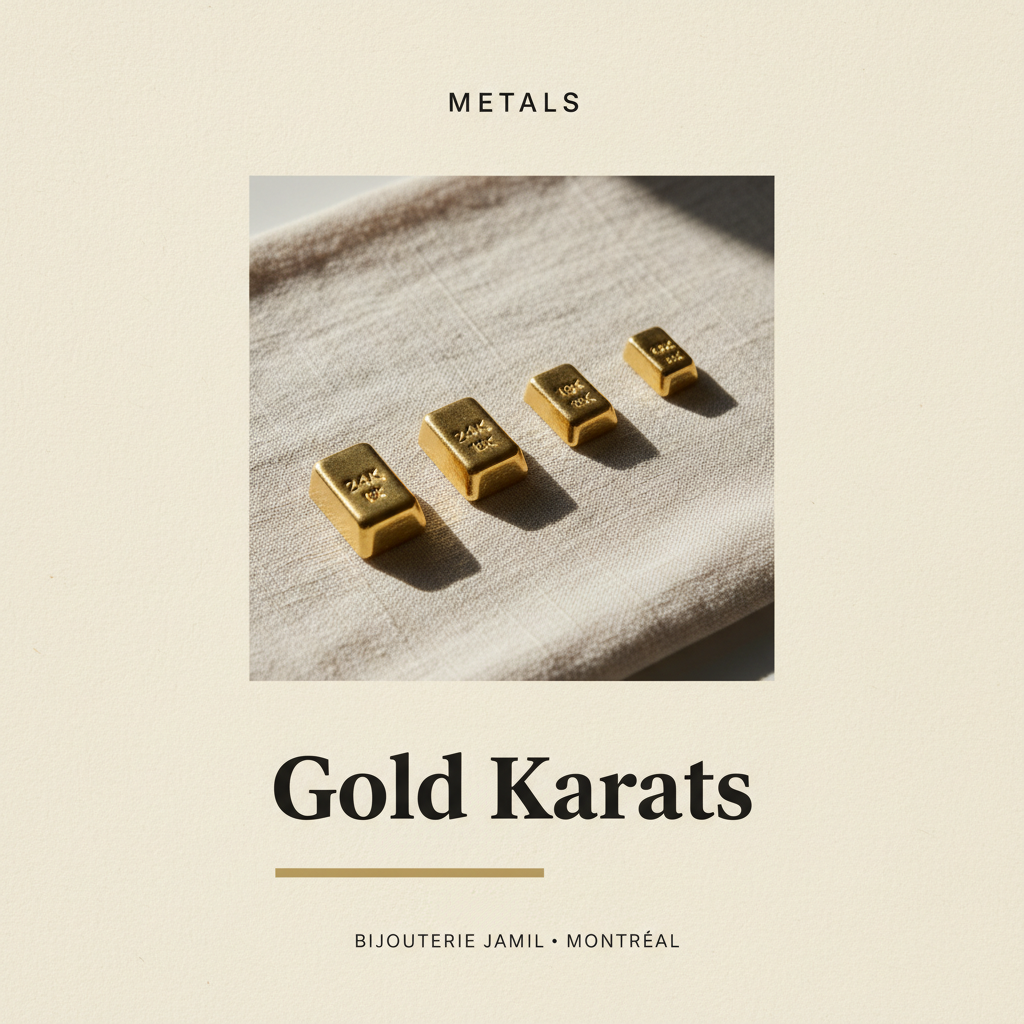 Bijouterie Jamil — Gold Karats — editorial poster