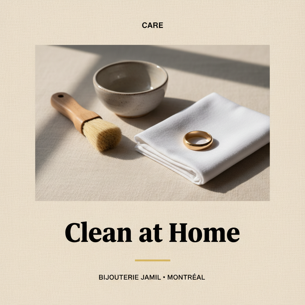 Bijouterie Jamil — Clean at Home — editorial poster