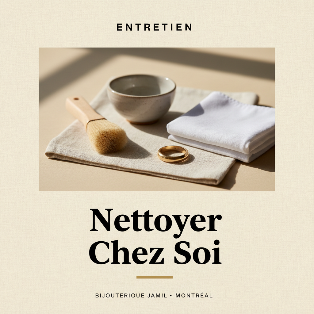 Bijouterie Jamil — Nettoyer Chez Soi — affiche editoriale