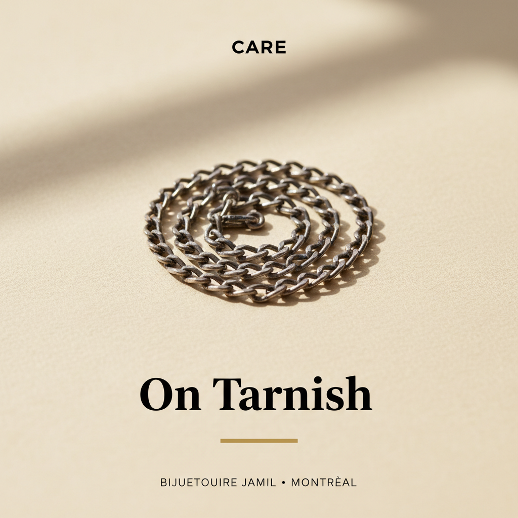 Bijouterie Jamil — On Tarnish — editorial poster