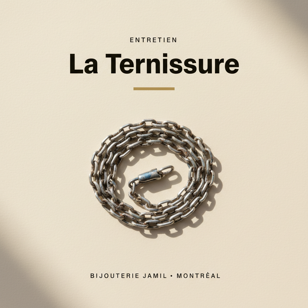 Bijouterie Jamil — La Ternissure — affiche editoriale