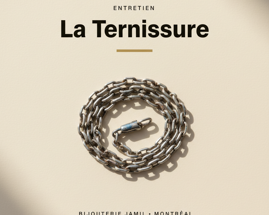 Bijouterie Jamil — La Ternissure — affiche editoriale
