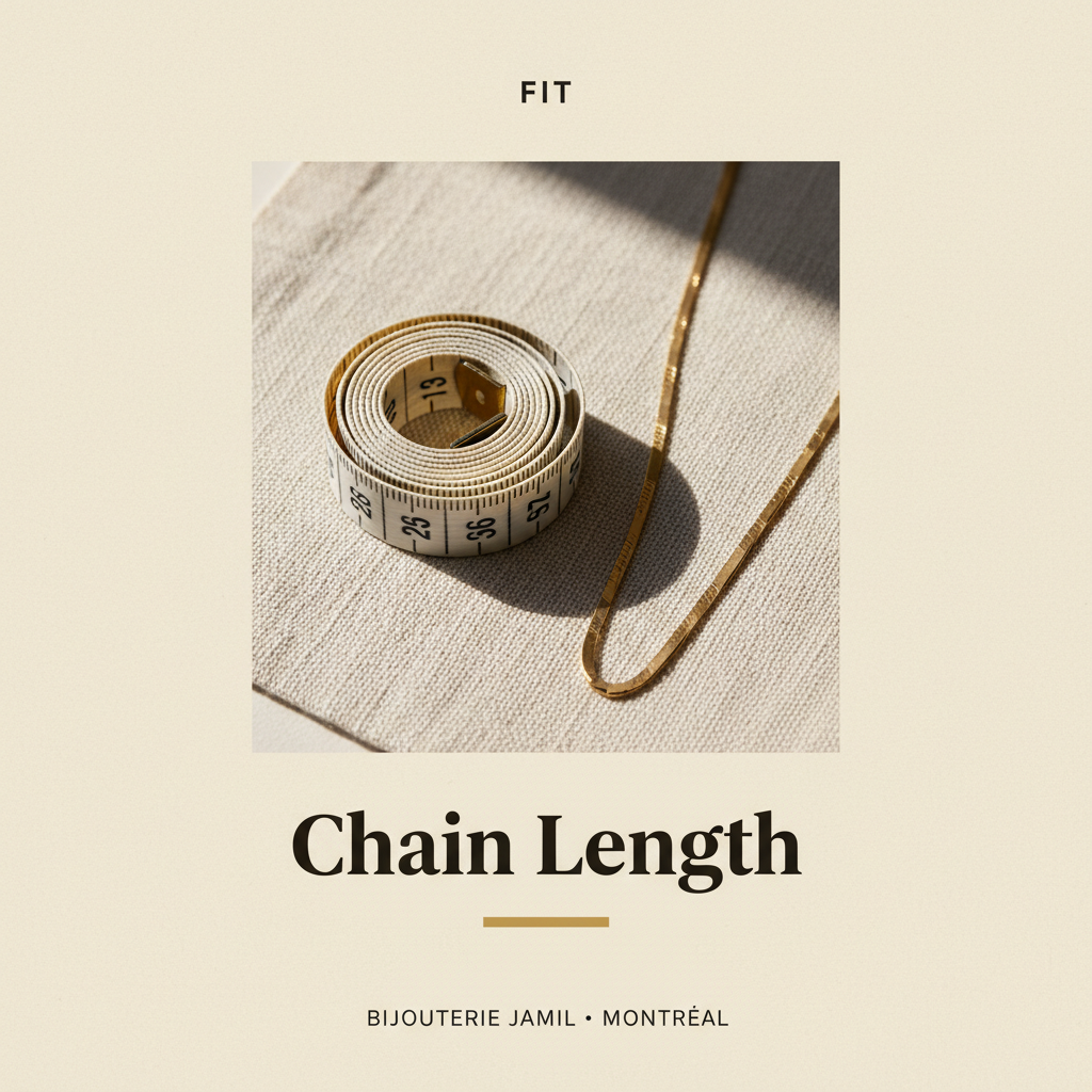 Bijouterie Jamil — Chain Length — editorial poster