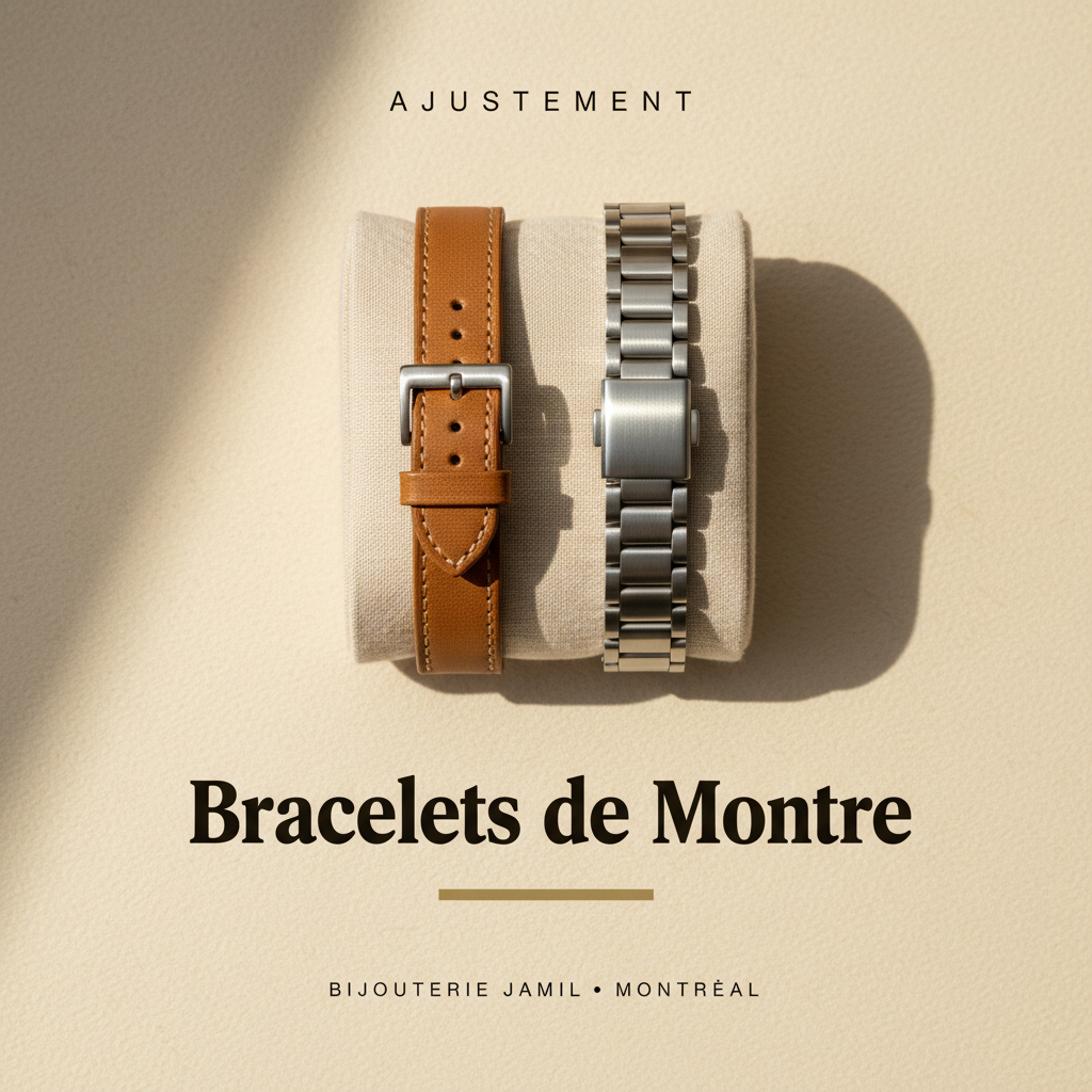 Bijouterie Jamil — Bracelets de Montre — affiche editoriale