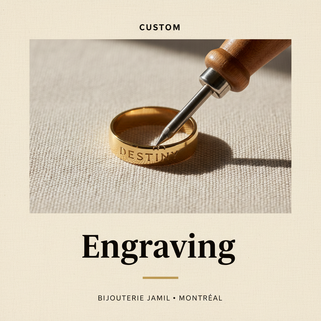 Bijouterie Jamil — Engraving — editorial poster