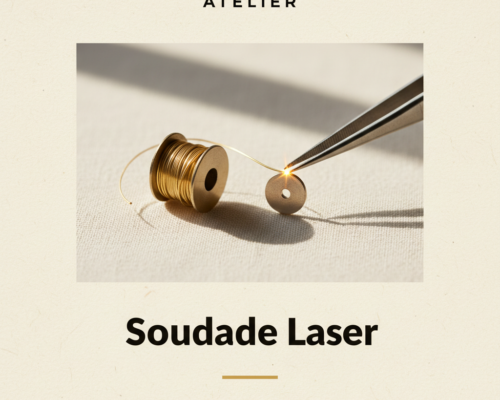 Bijouterie Jamil — Soudage Laser — affiche editoriale