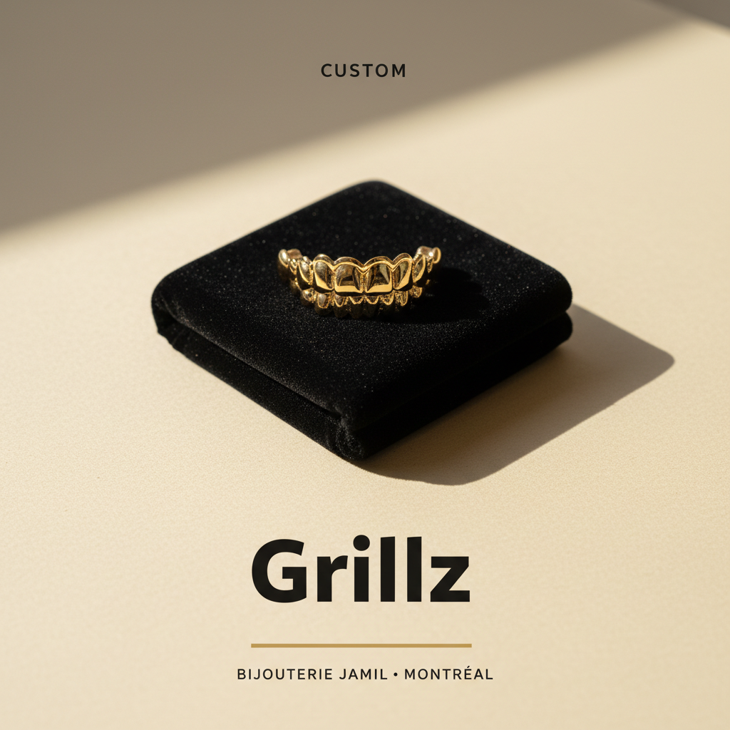 Bijouterie Jamil — Grillz — editorial poster