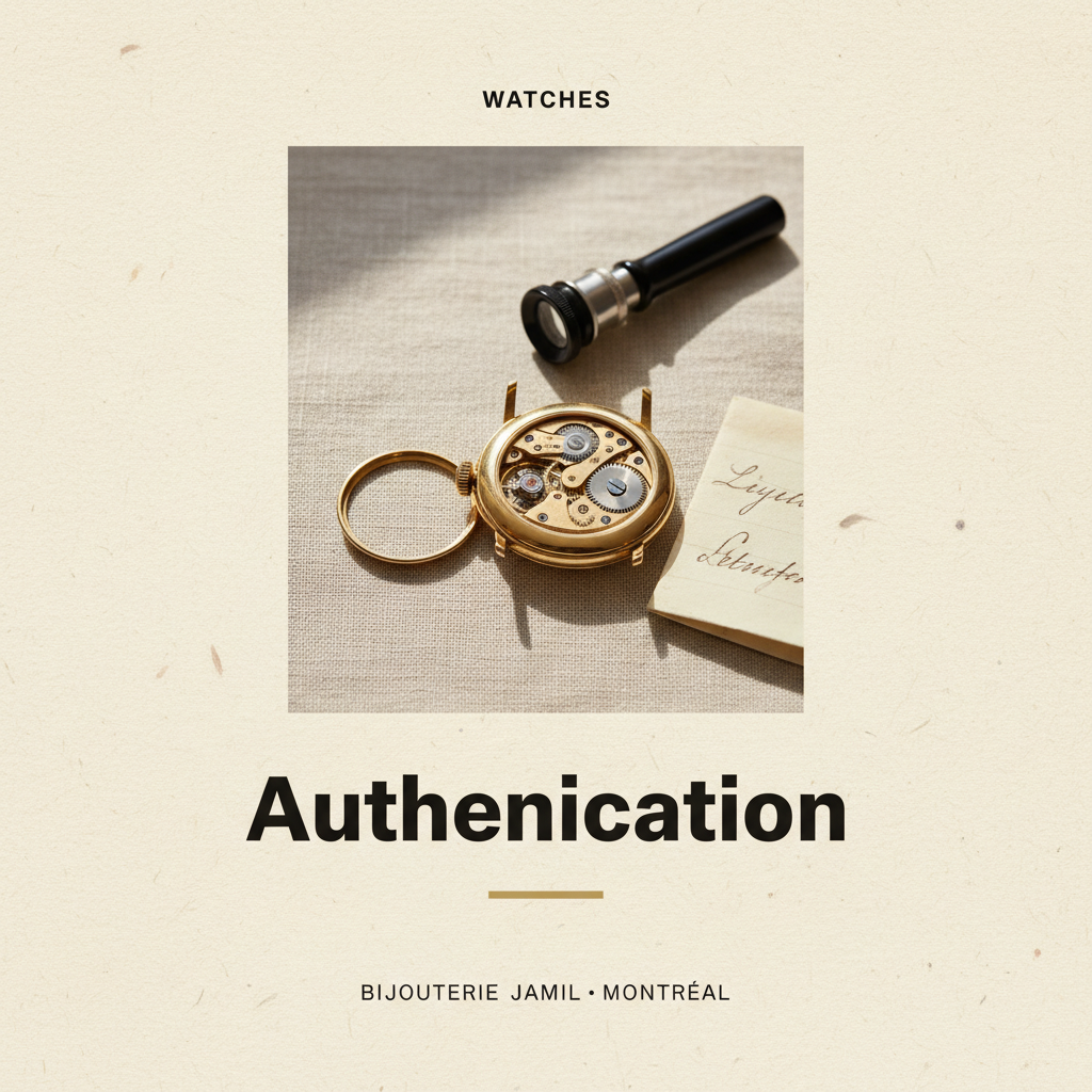 Bijouterie Jamil — Authentication — editorial poster