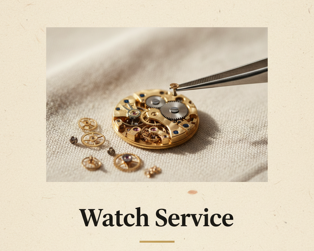 Bijouterie Jamil — Watch Service — editorial poster