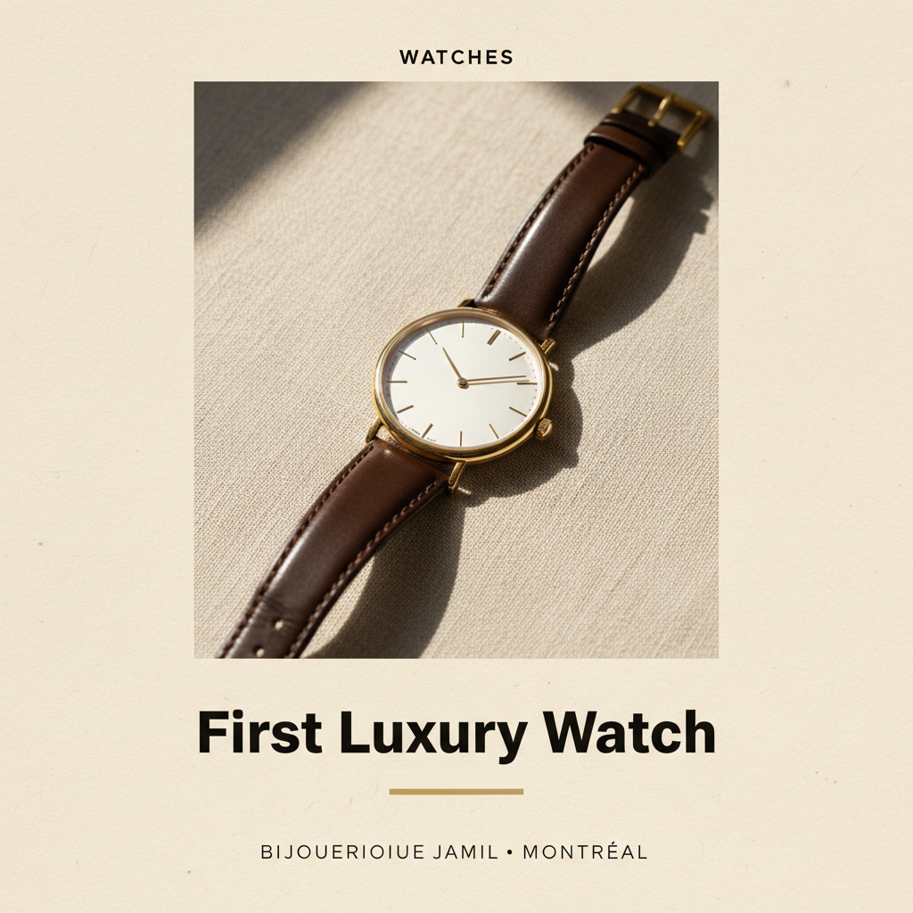 Bijouterie Jamil — First Luxury Watch — editorial poster