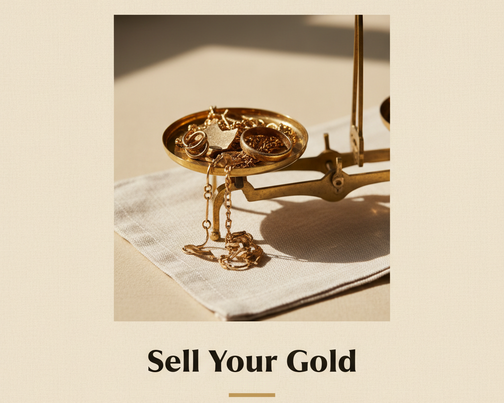 Bijouterie Jamil — Sell Your Gold — editorial poster