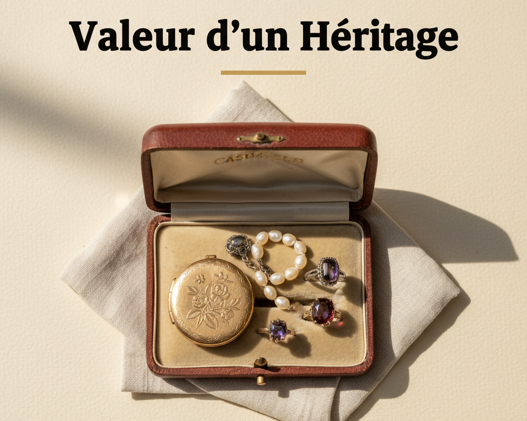 Bijouterie Jamil — Valeur d'un Heritage — affiche editoriale