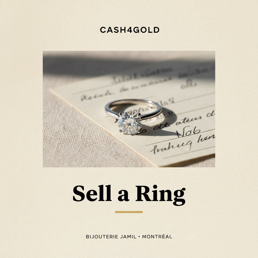 Bijouterie Jamil — Sell a Ring — editorial poster