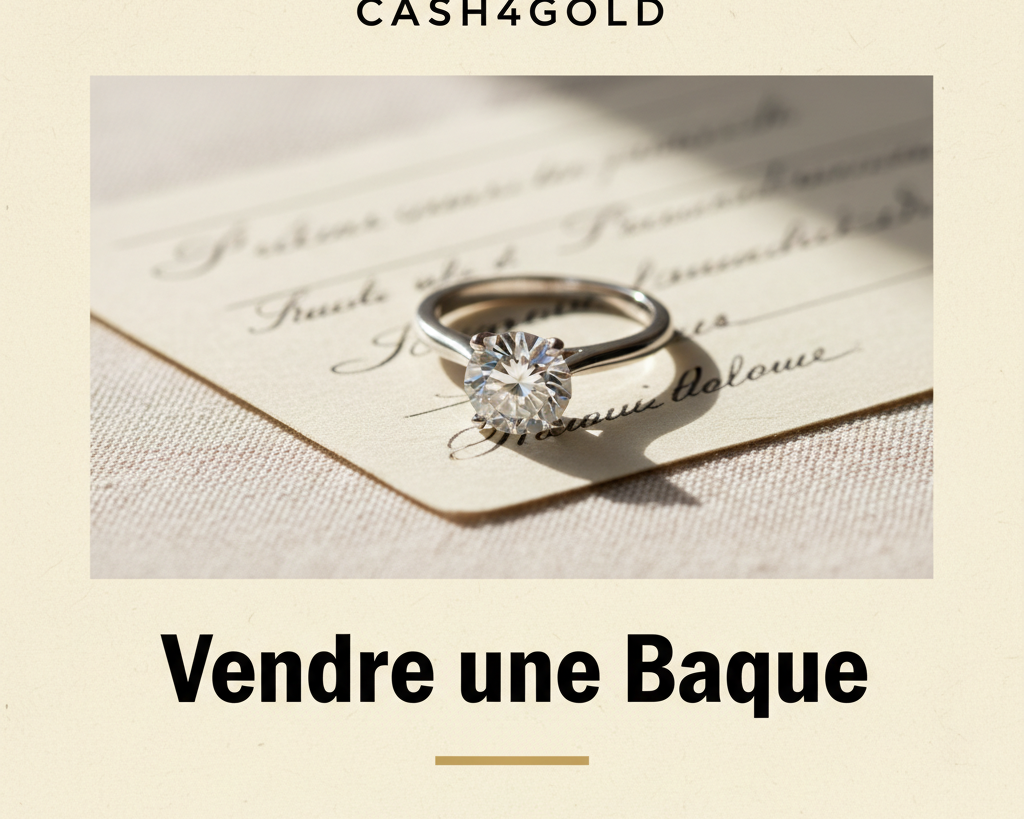Bijouterie Jamil — Vendre une Bague — affiche editoriale