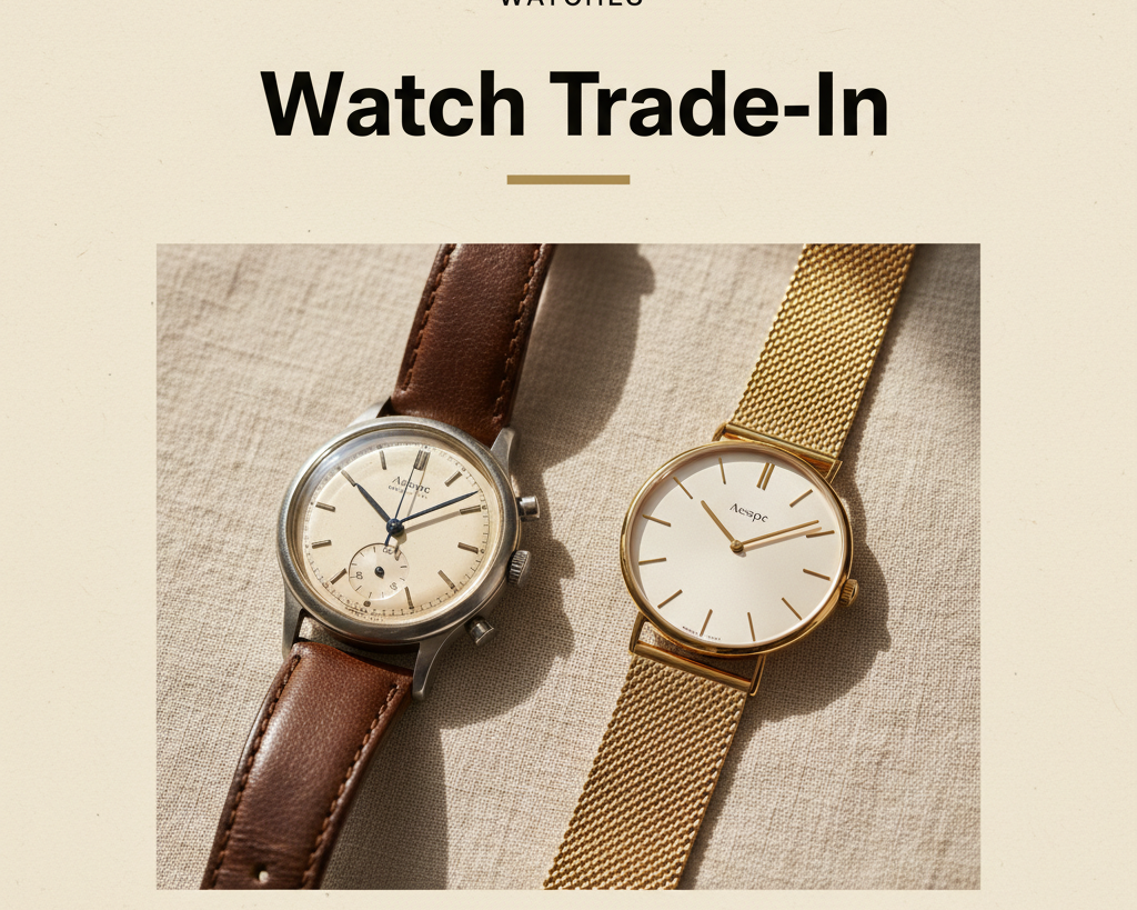 Bijouterie Jamil — Watch Trade-In — editorial poster