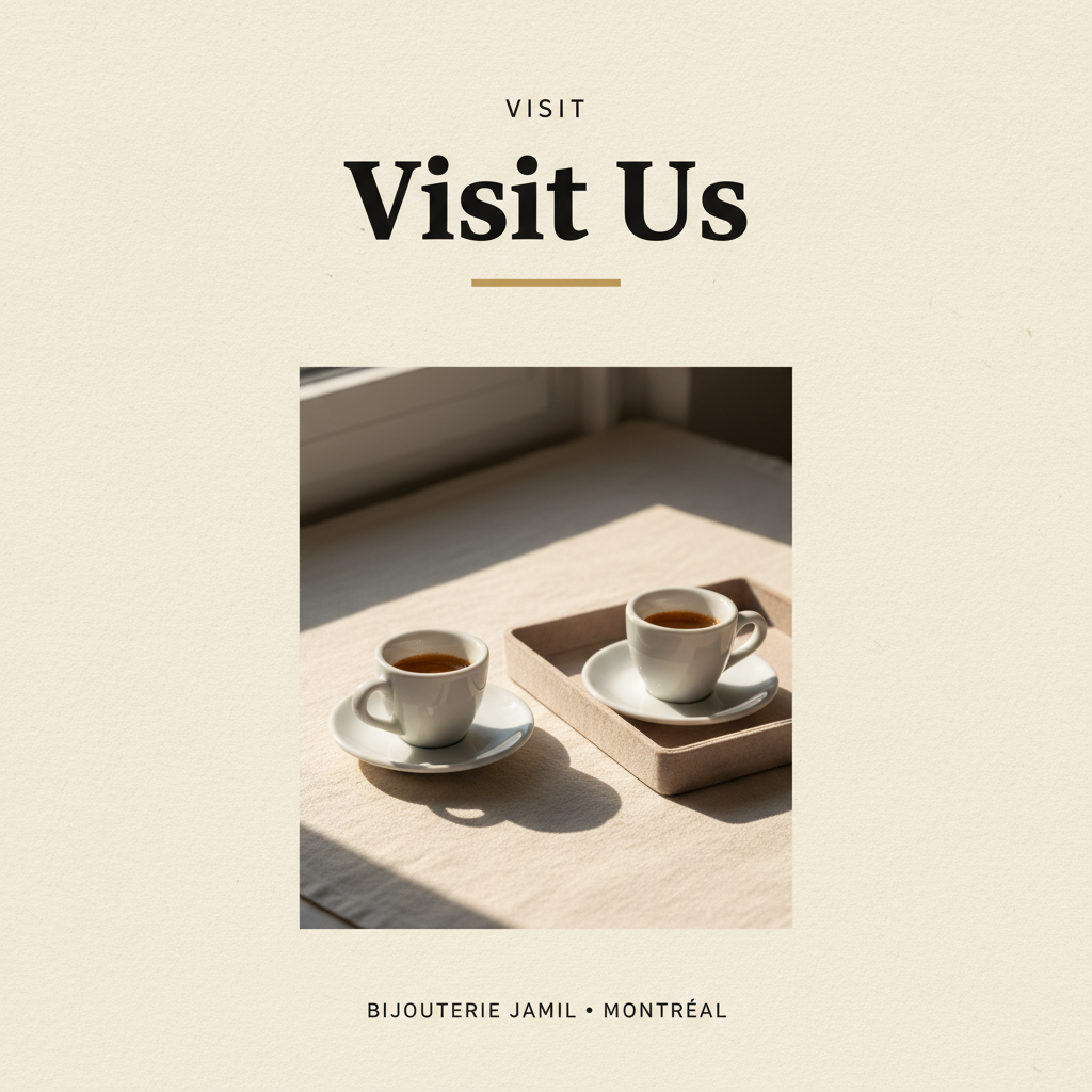 Bijouterie Jamil — Visit Us — editorial poster