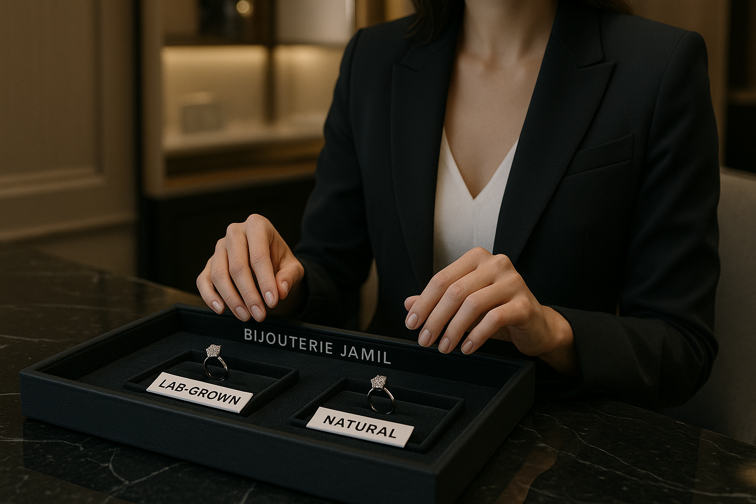 Quelle est la différence entre les diamants naturels et les diamants de laboratoire?