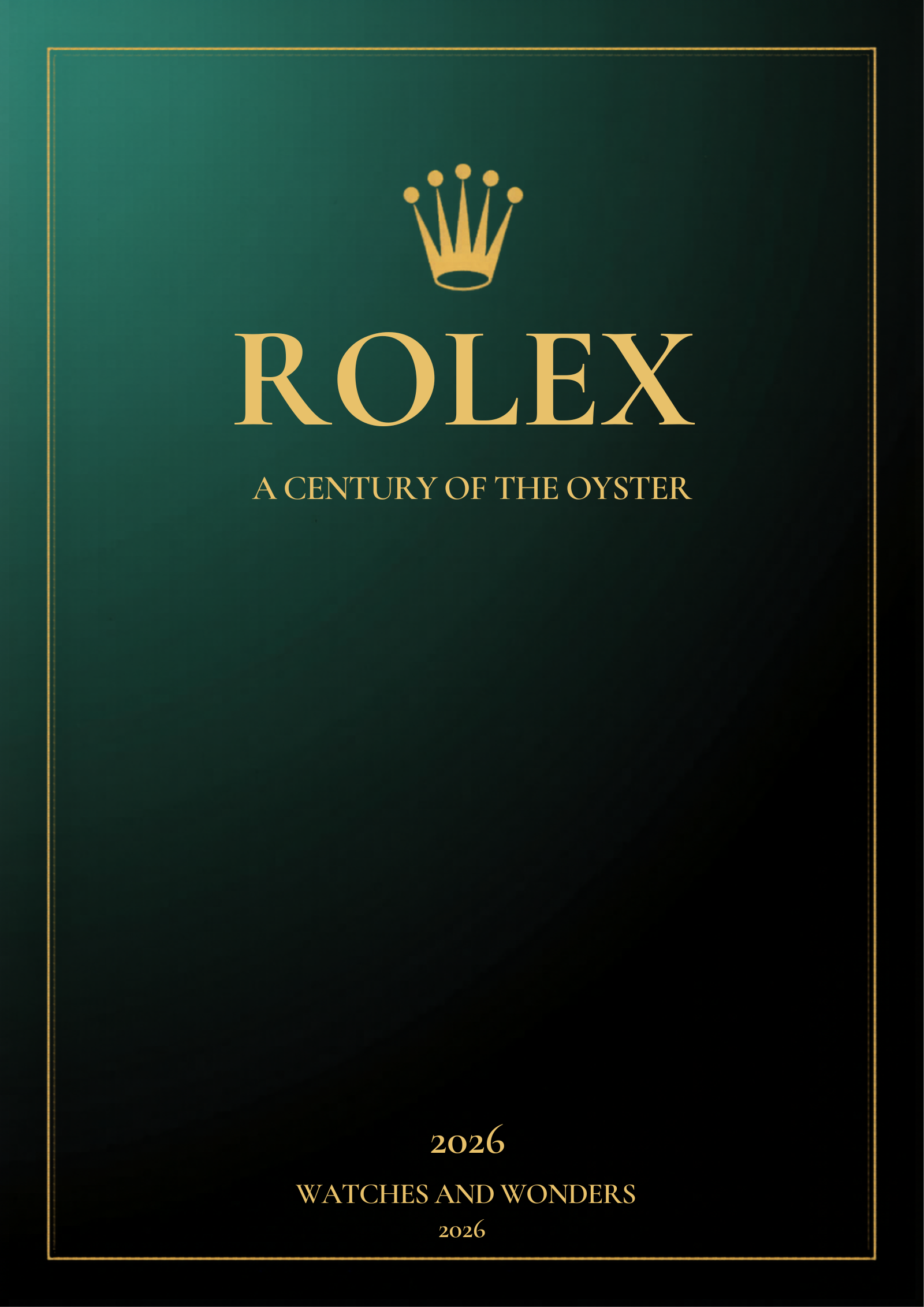 Nouvelles montres Rolex 2026 — Un siècle d'Oyster, Bijouterie Jamil Montréal