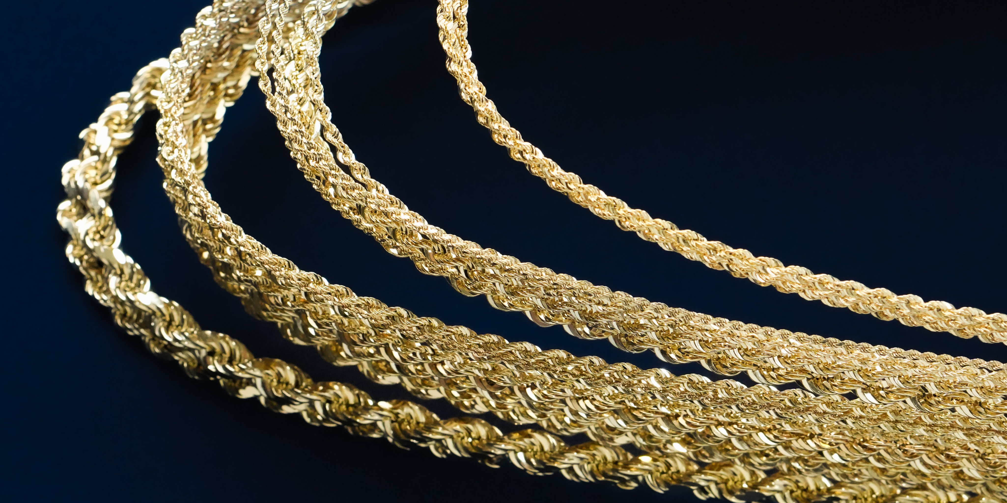 Chaînes torsades pour hommes