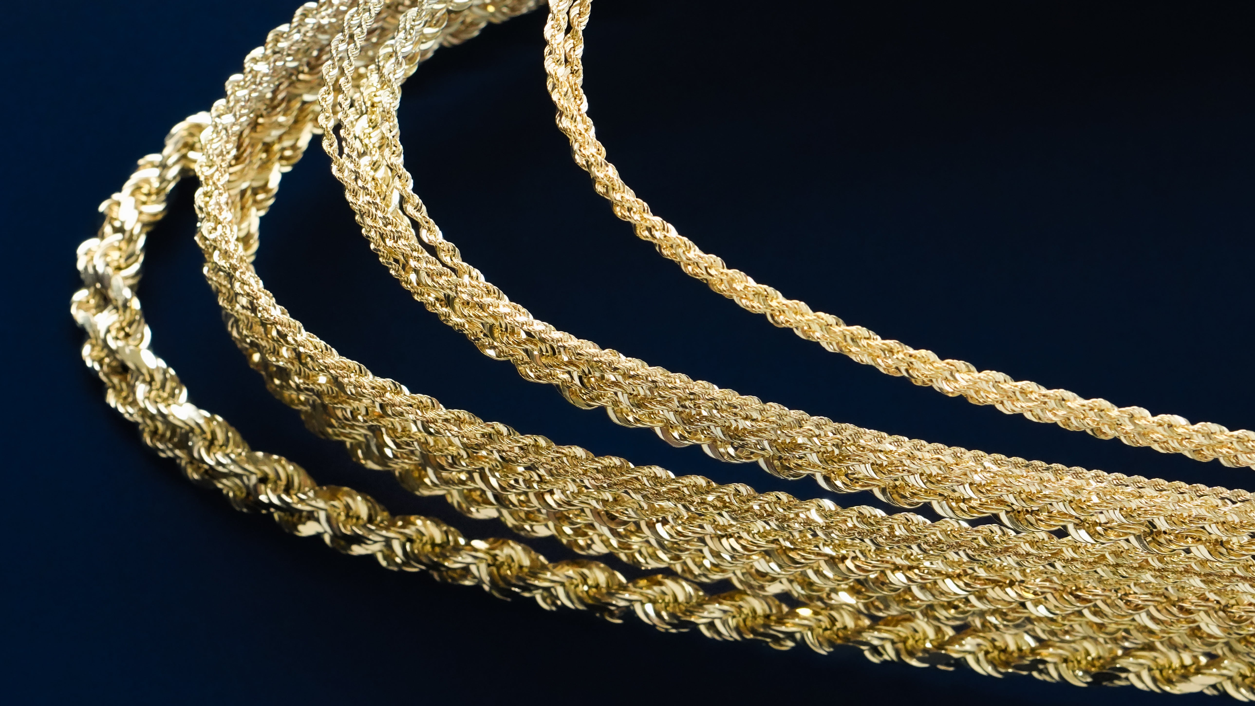 Chaînes torsades pour hommes