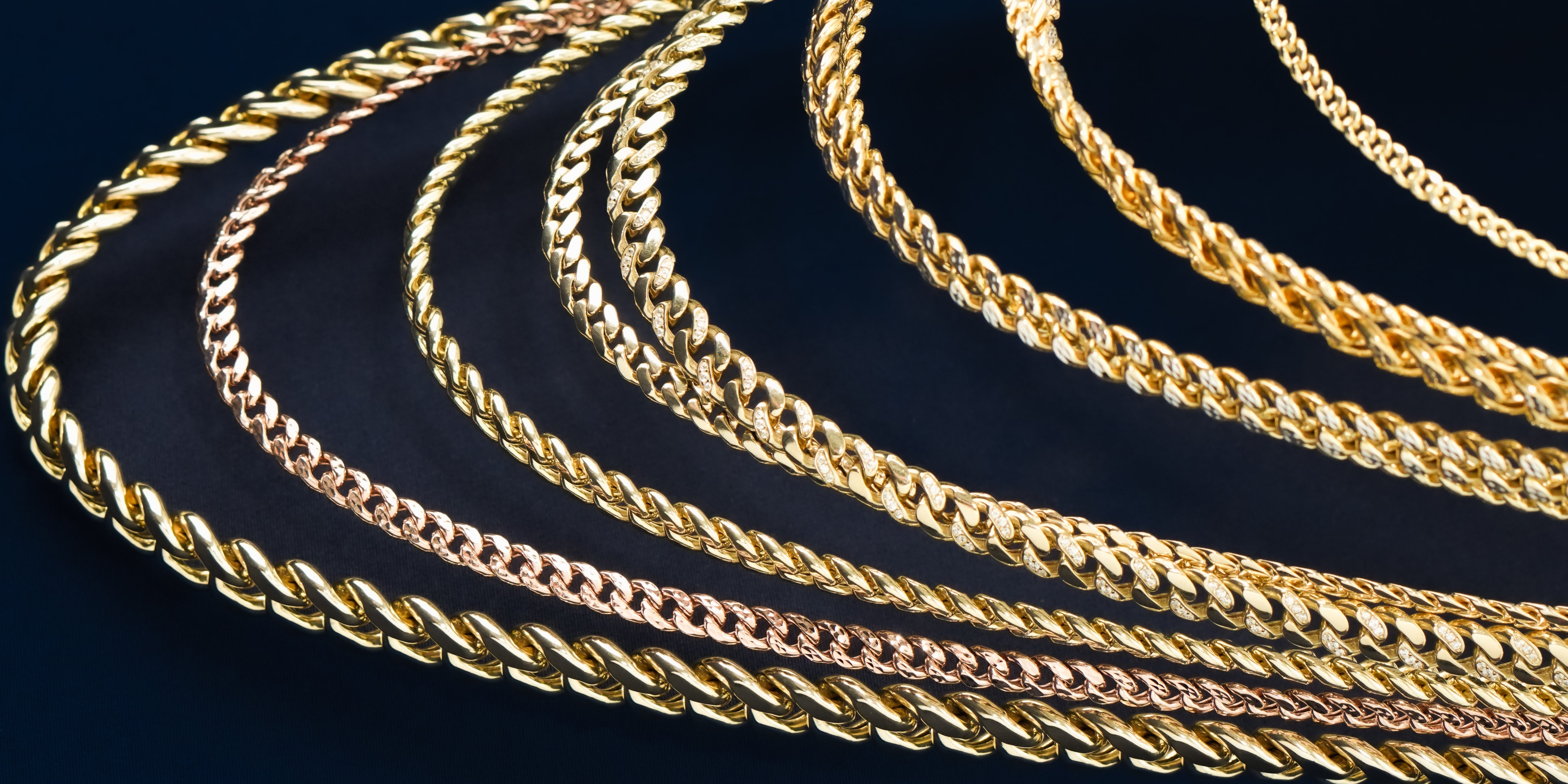 Chaînes cubaines pour hommes