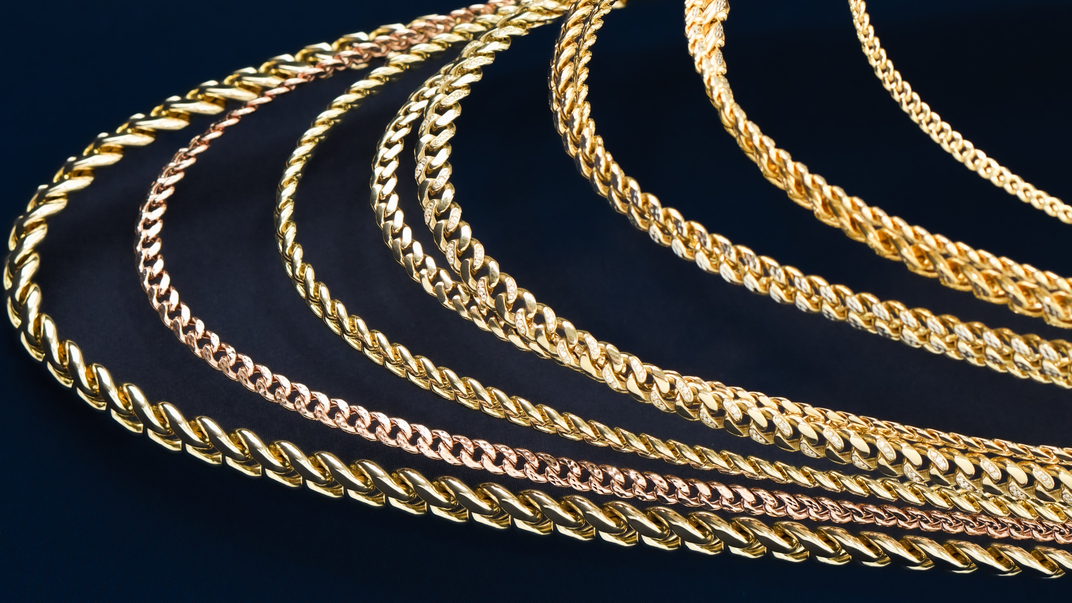 Chaînes cubaines pour hommes