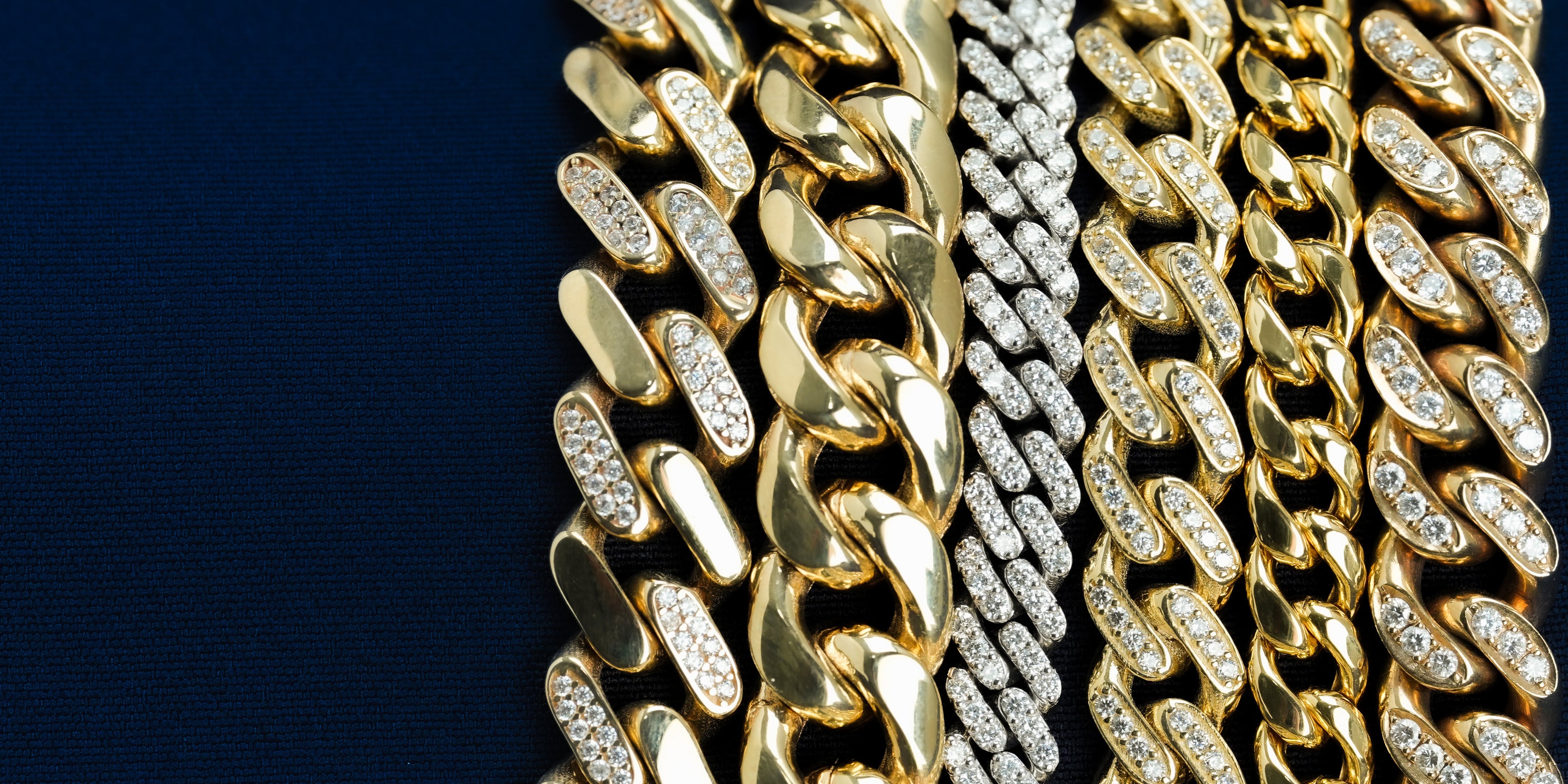 Bracelets cubains pour hommes