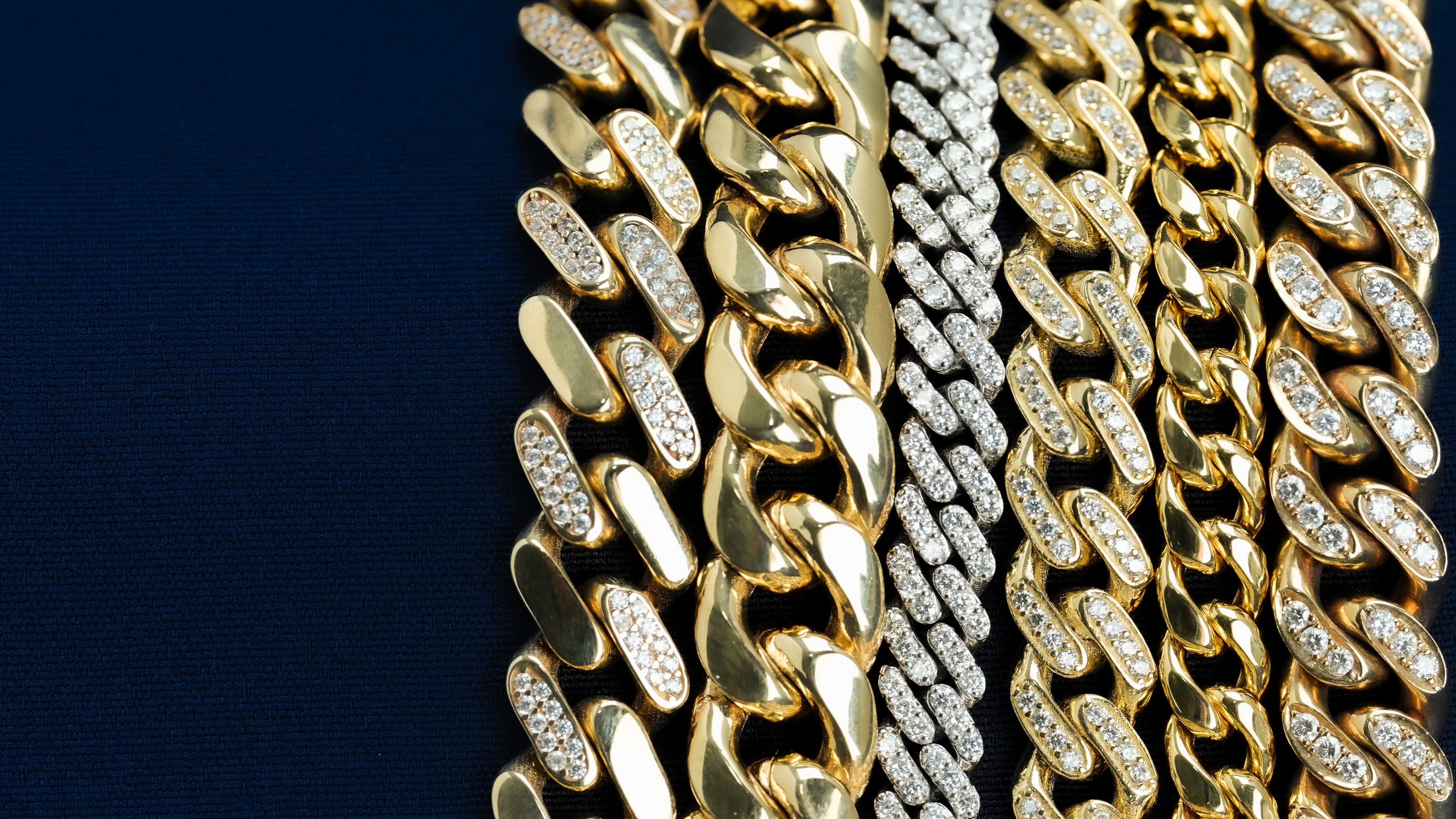 Bracelets cubains pour hommes