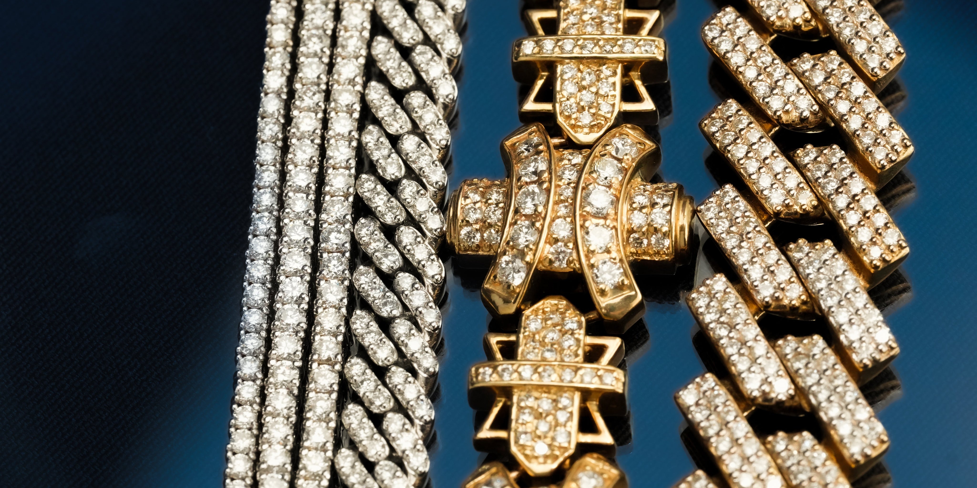 Bracelets en diamants pour hommes