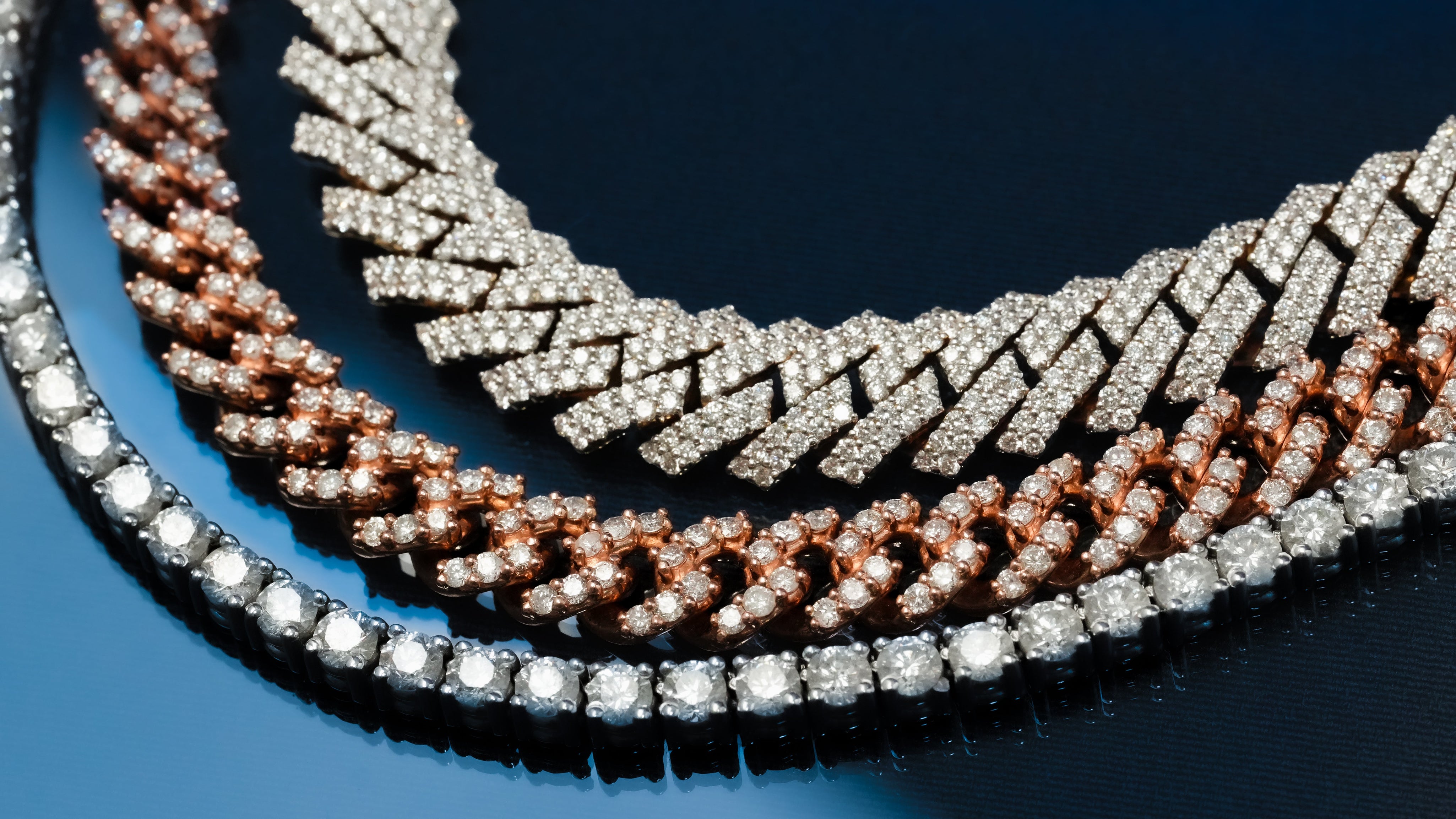 Chaînes en diamants pour hommes