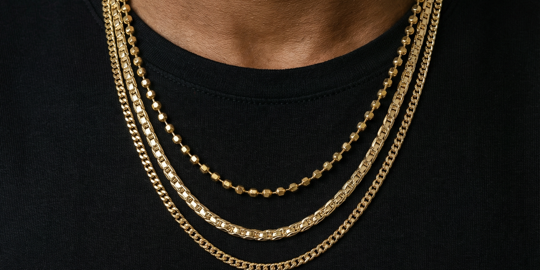Chaînes solides pour hommes