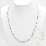 Chaîne - Or 10K blanc torsade laser cut 3.25mm - CHG831