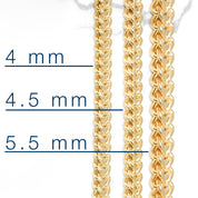 Chaîne - Or 10K jaune franco 4.4mm - CHG880