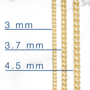 Chaîne - Or 10K jaune cuban link 2.8mm - CHG821