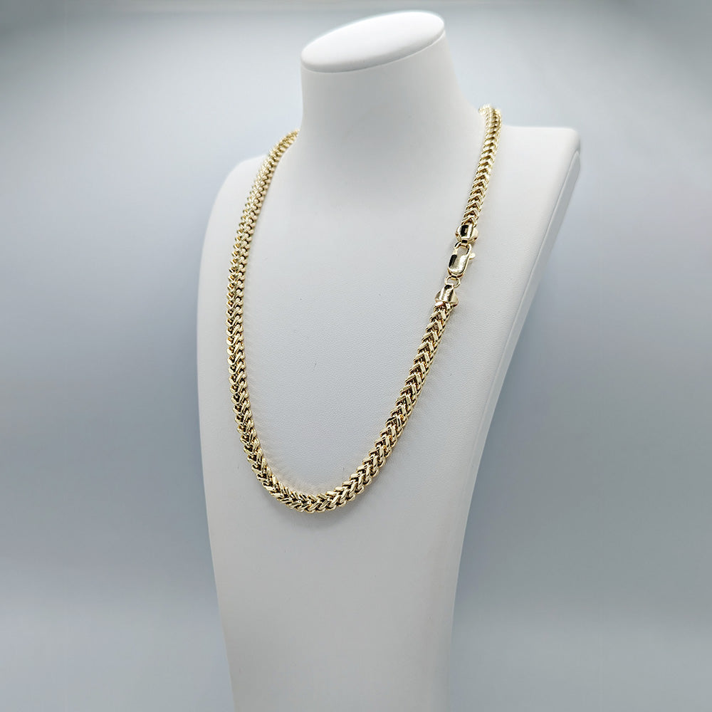Chaine Franco en or 10k Jaune 5.6mm - CH011 16"