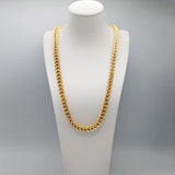 Chaîne - Or 10K jaune franco coupe diamant 8mm - CHG015