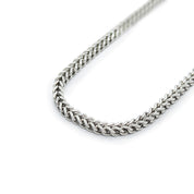 Chaine Franco en or 10k blanc 3.1 mm - CH025 16"