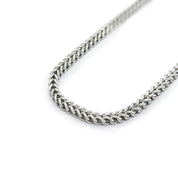 Chaine Franco en or 10k blanc 3.1 mm - CH025 16"