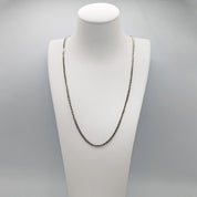 Chaine Franco en or 10k blanc 3.1 mm - CH025 16"