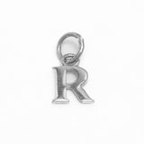 Pendentif - Or 10K blanc "R" poli - PEG153