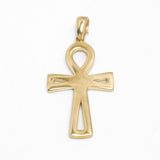Pendentif - Or 10K jaune Ankh poli - PEG162