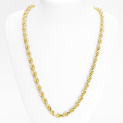 Chaîne - Or 10K jaune torsade 7mm - CHG160