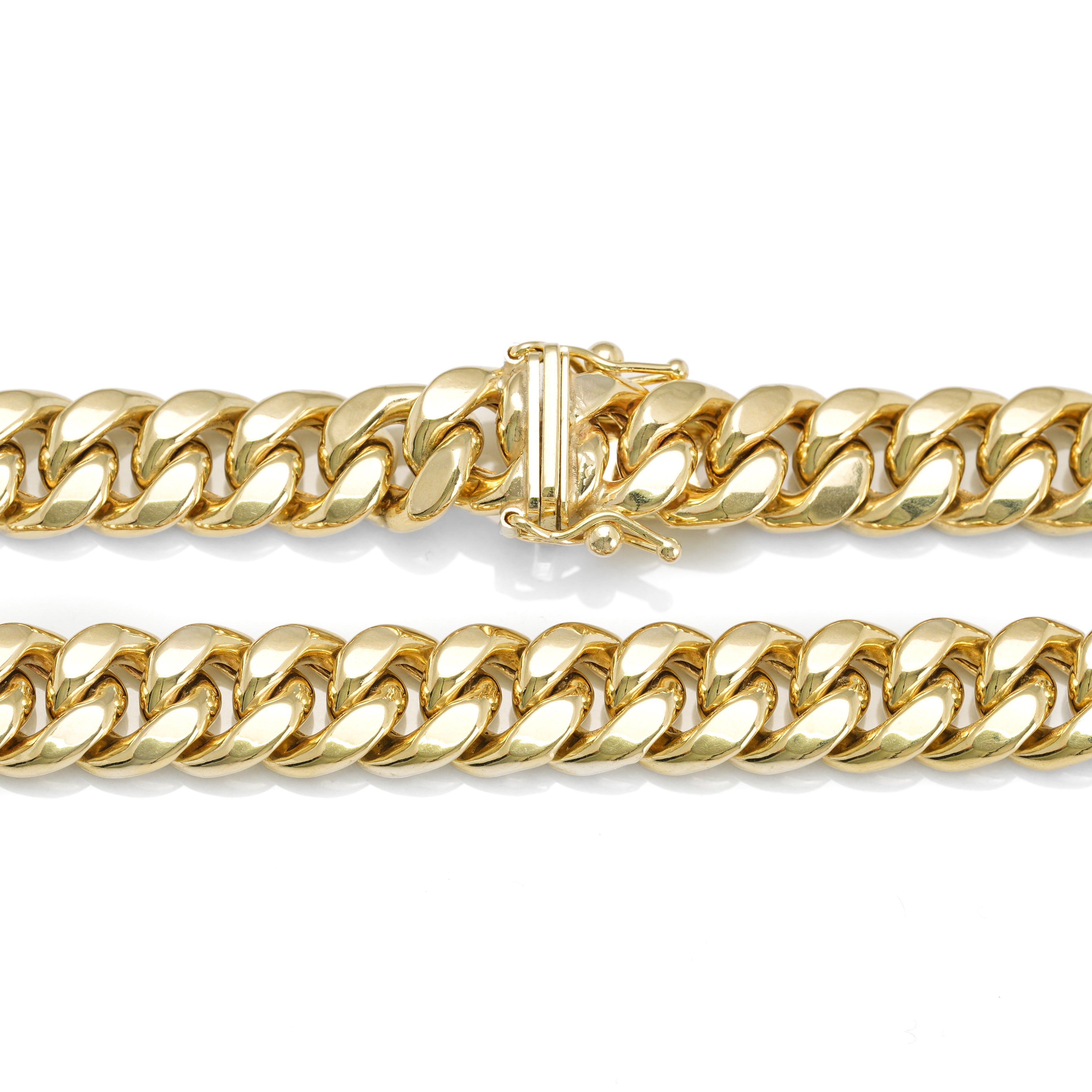 Chain - 10K Yellow Gold Cuban links 13mm 25.5" - CHG135