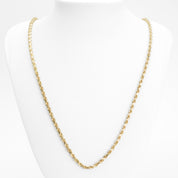 Chain - 3.5mm solid twisted 10K yellow gold - CHG189