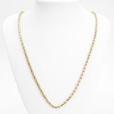 Chain - 3.5mm solid twisted 10K yellow gold - CHG189