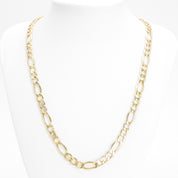Chain - 10K yellow gold figaro links 7.5mm - CHG207
