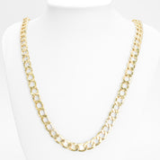 Chaîne - Or 10K jaune curb 9mm - CHG225