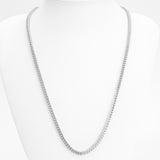 Chaîne - Or 10K blanc franco 3mm - CHG239