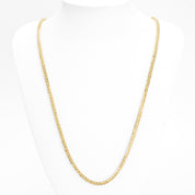 Chain - 10K yellow gold free links 3mm 28" - CHG240