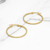 Hoops - Or 10K jaune poli - BOG339